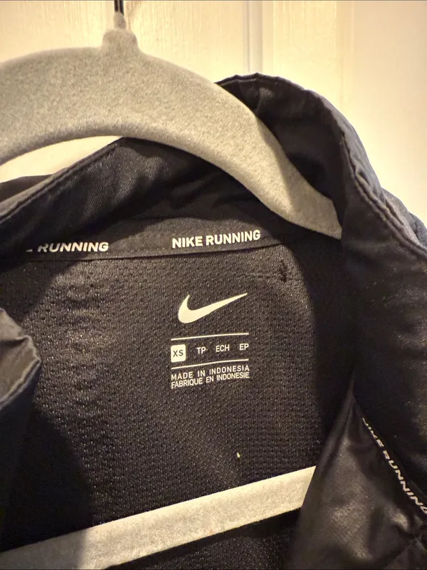 Nike Black Hooded Performance Jacket with Swoosh - Image 2