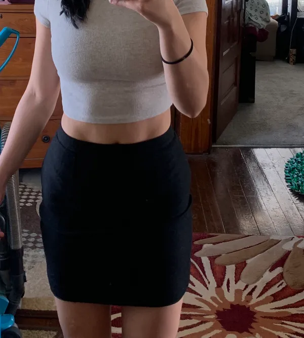 Black Mini Skirt - Image 2