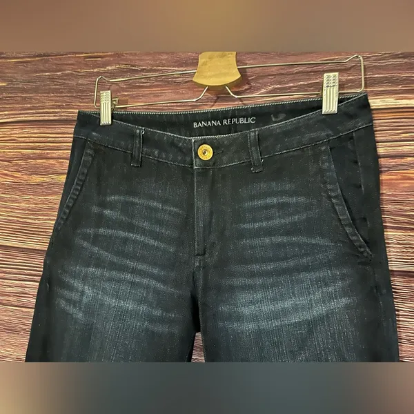 Dark Washed, Straight Legged. Size 28. - Image 2