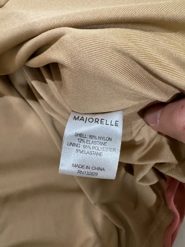 Majorelle Revolve Mesh Off The Shoulder Mini Dress - Image 9