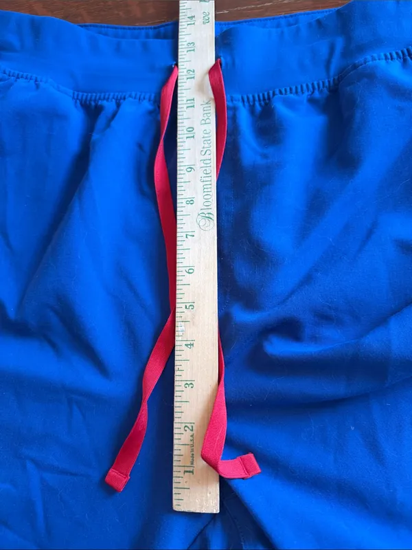 Figs Royal Blue Jogger Pants with Red Drawstring XXXL tall - Image 10