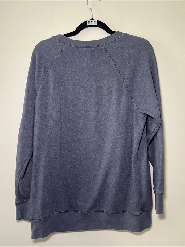 American Eagle Crewneck Sweatshirt - Gray Blue - Image 3