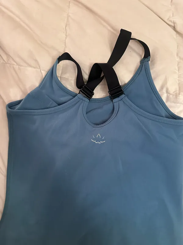 Beyond Yoga turquoise blue athletic tank top - Image 4