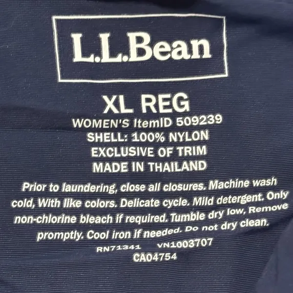 L.L. Bean Womens Jacket 1/2 Zip Hooded Windbreaker National Corvette Museum XL‎ - Image 6