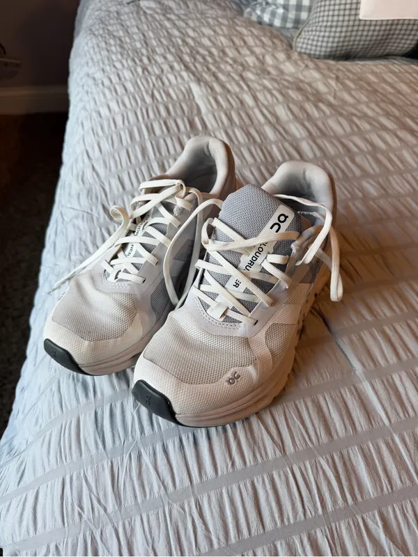ON Cloudrunner Sneaker in White/Frost size Women's 7.5 - Image 2