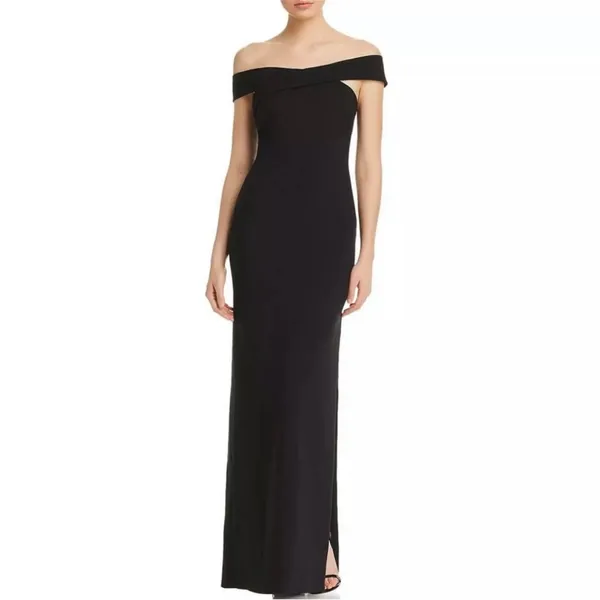 Likely Darrah Off Shoulder‎ Black Maxi Gown Womens Size 0 - Image 4