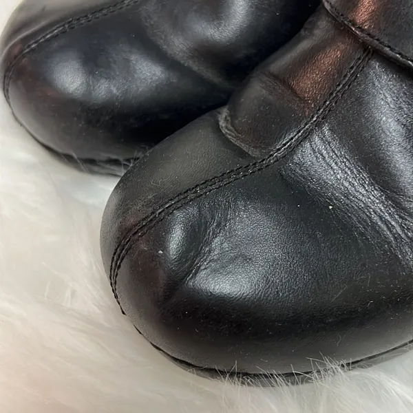 Dansko Heeled‎ Clogs Leather Black EU37 B47 - Image 5
