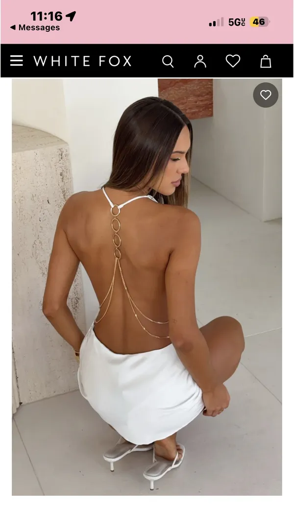 White Fox homecoming dress - Image 2