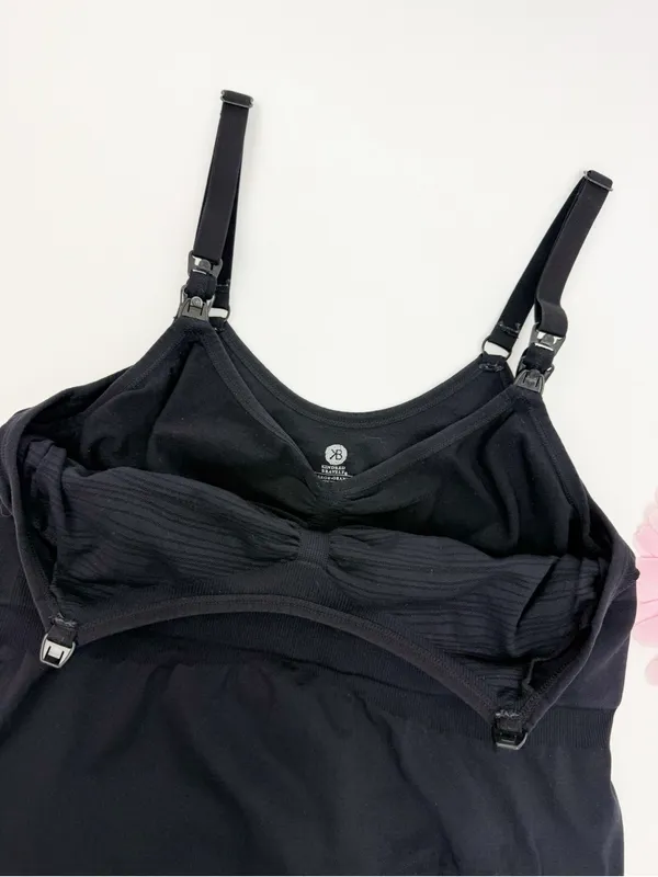 Kindred Bravely Simply Sublime® Maternity & Nursing Tank Black - Image 8
