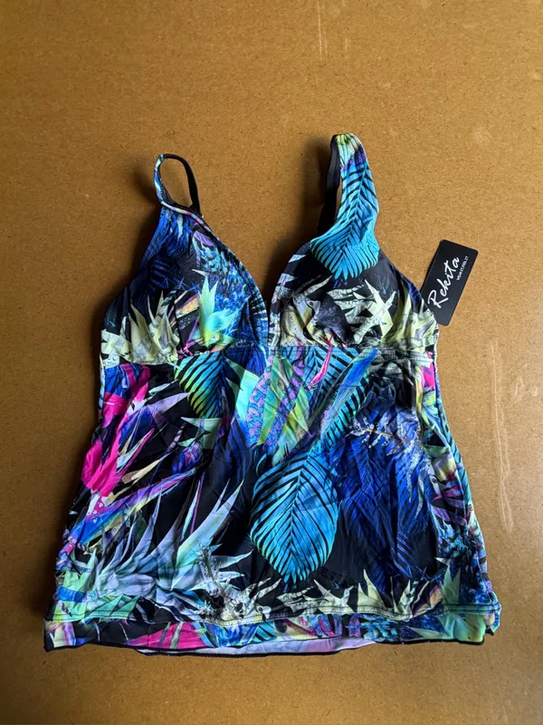 Rekita NEW Women's Two Piece Skirted Tankini Swim Suit Size Medium #260366 - Image 8