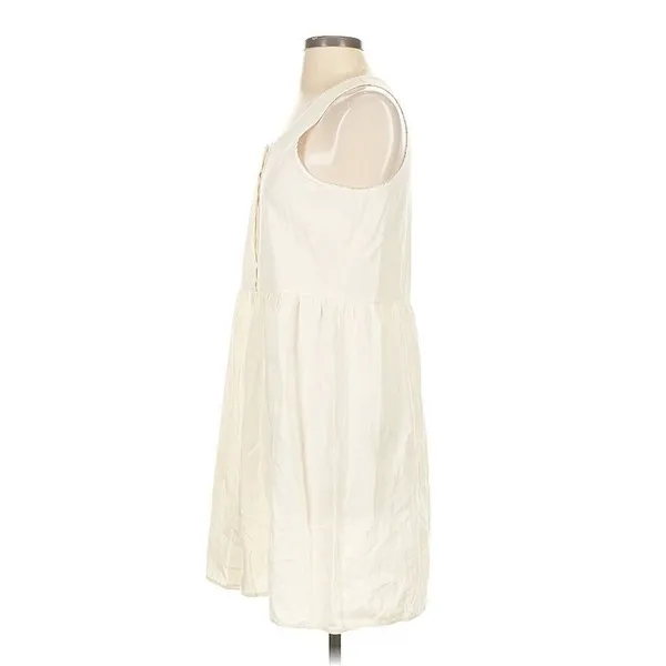 ✨Brandy Melville Arabella Cotton One Size Off White Dress✨ - Image 8