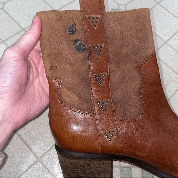 Donald Pliner Daze Western Ankle Boot Women Size 10M Country Boho Cowgirl Preppy - Image 6