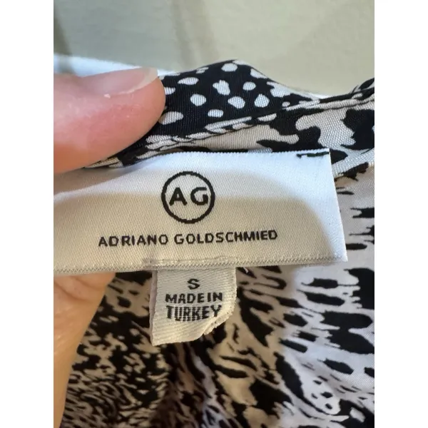 AG Adriano Goldschmied Cupro Midi Slip Dress V-Neck‎ Size Small - Image 5