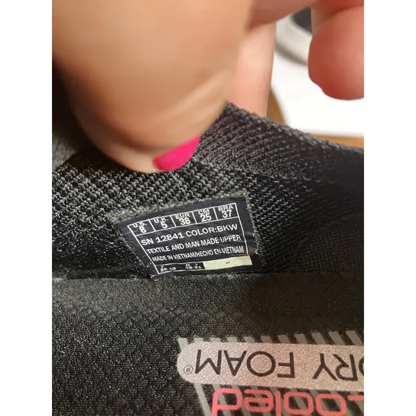 Skechers Ultra Flex Sneakers Women 8 Black Good Air-Cooled Memory Foam knit - Image 6