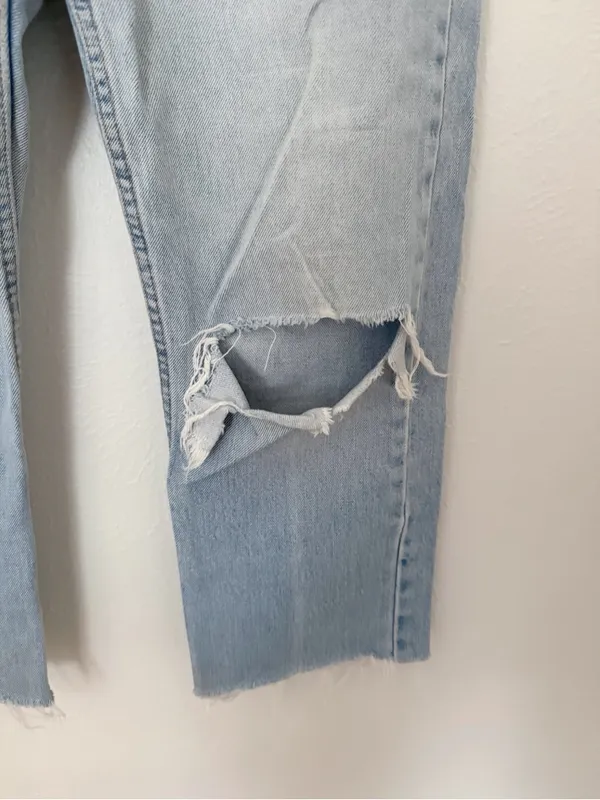 Vintage Levi's 505 Straight Leg Jeans Sz 6 - Image 5