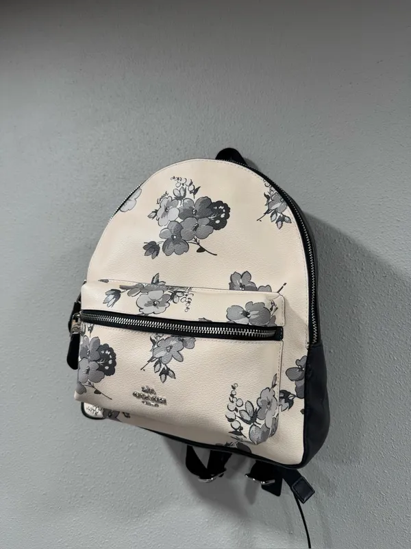 Coach Charlie Backpack Fairy Tale Floral Print Backpack - Image 2