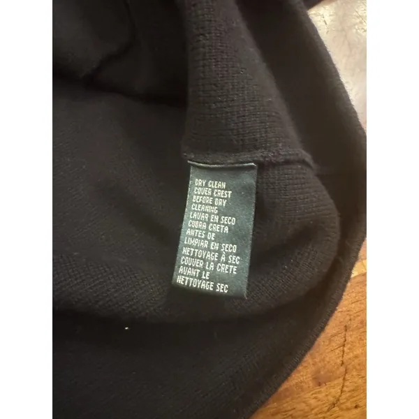 Ralph Lauren Black Knit Sweater No Size - Image 9