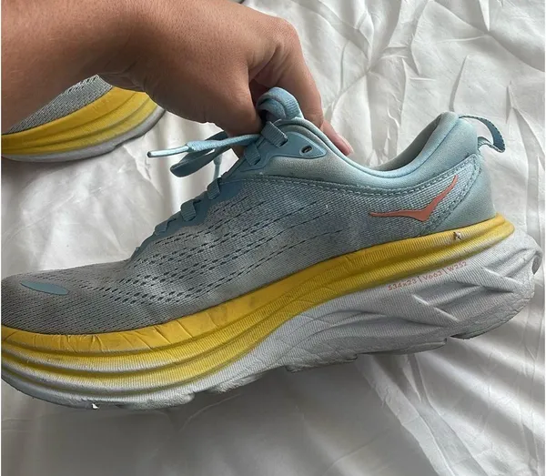 Light blue hoka bondi - Image 3