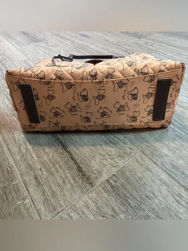 Radley London Designer Purse, Handbag, Pink Signature Dog Quilted Pattern - Image 5