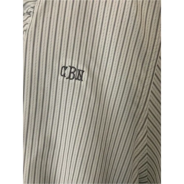 Brooks Brothers Preppy Pima Cotton Long Sleeve Pinstripe Shirt Nautical Coastal - Image 3