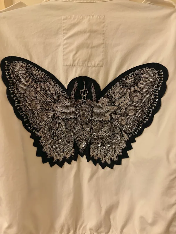 Zadig & Voltaire  white butterfly jacket - Image 9