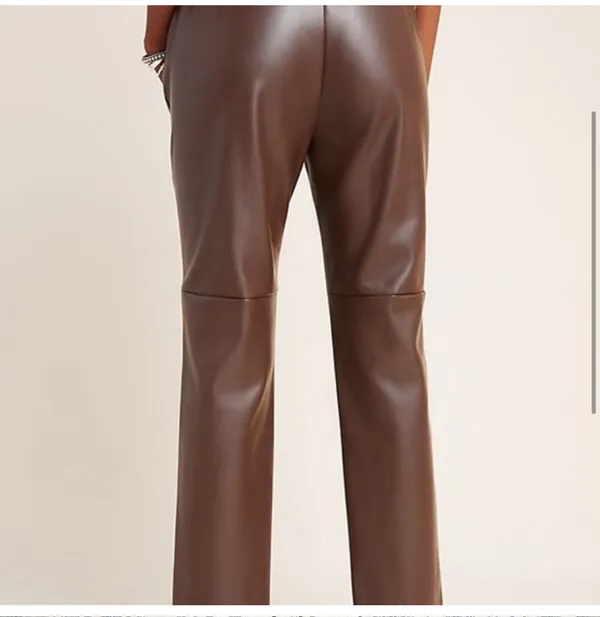Anthropologie Leather Pants - Image 2
