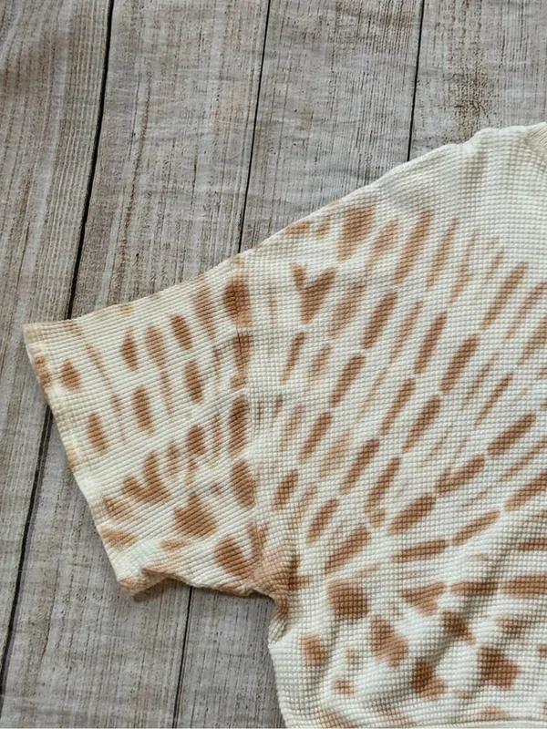 Aerie Offline Size XL Women’s Cropped Waffle Knit "Gotta Dance" Tie Dye Top - Image 14