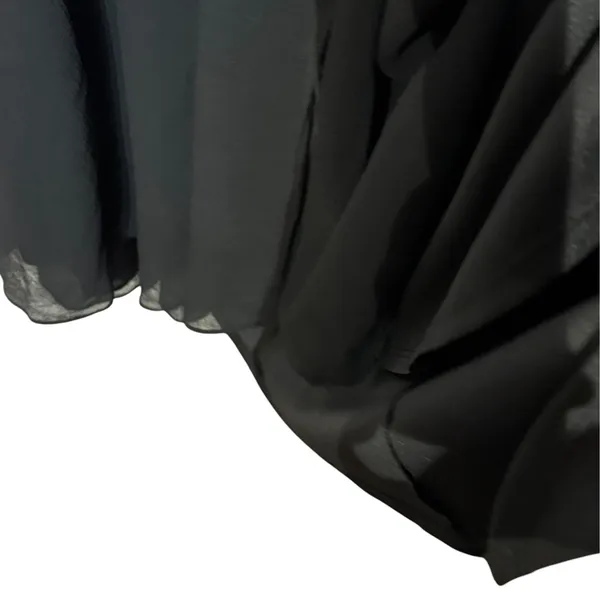 Maison Womens Dress Tara Lined Flutter Sleeve V-Neck Romantic Maxi Black 16 NWT - Image 7