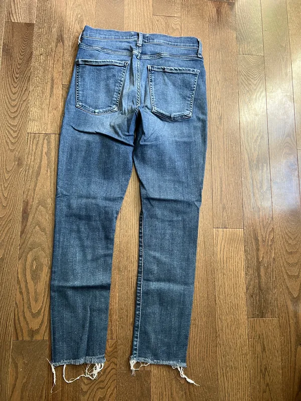 Agolde distressed hem skinny jeans size 26 - Image 7