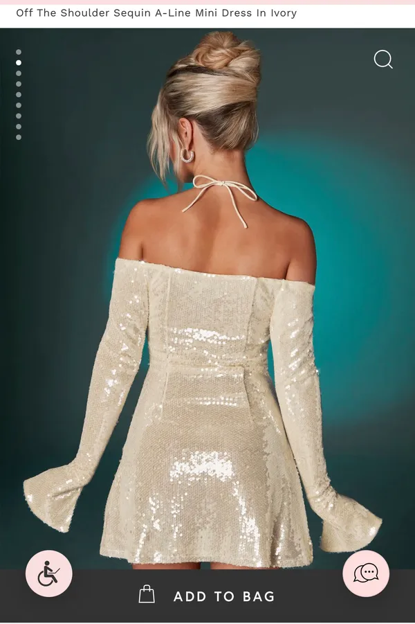 Oh Polly Anais Sequin Dress - Image 2