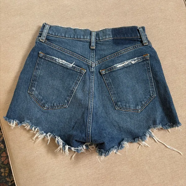 Abercrombie & Fitch Denim High Rise Mom Short - Image 3