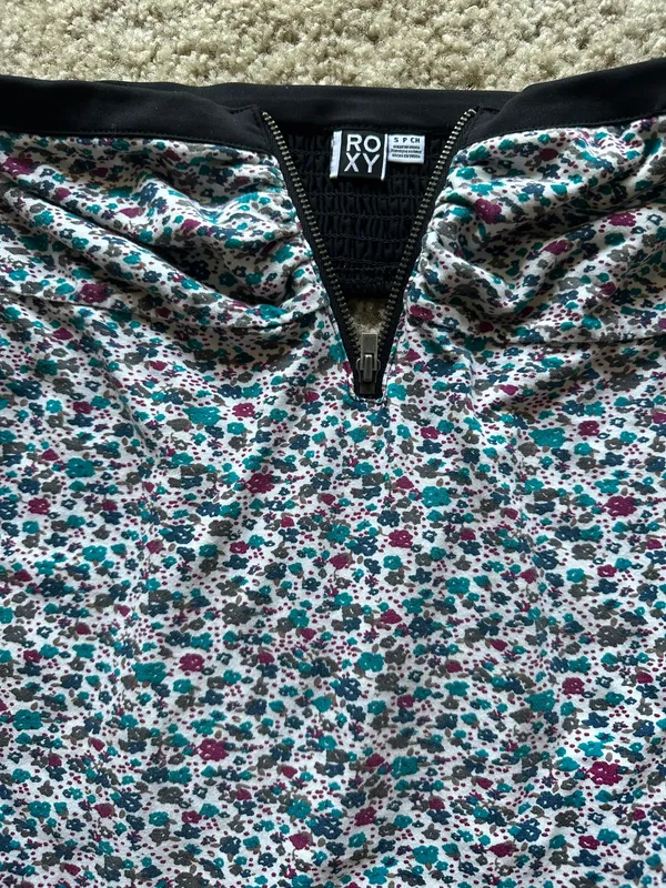 Roxy Y2K strapless Floral Tube Top - Image 4