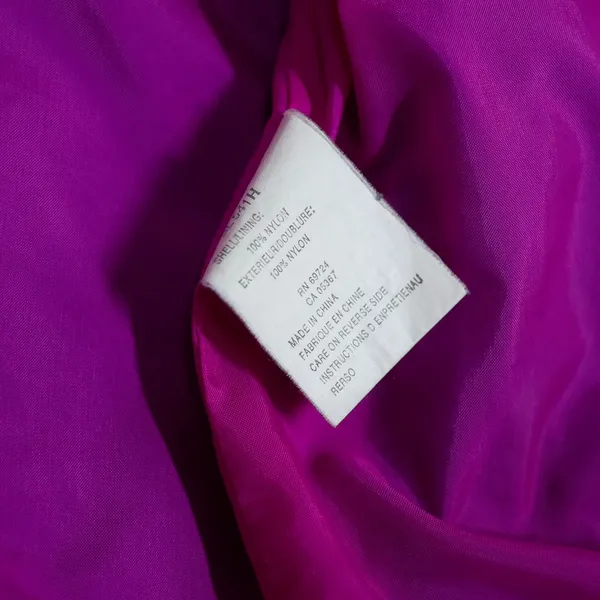 Vintage 90s Columbia Windbreaker Jacket‎ Womens L Teal Purple Radial Sleeve - Image 6