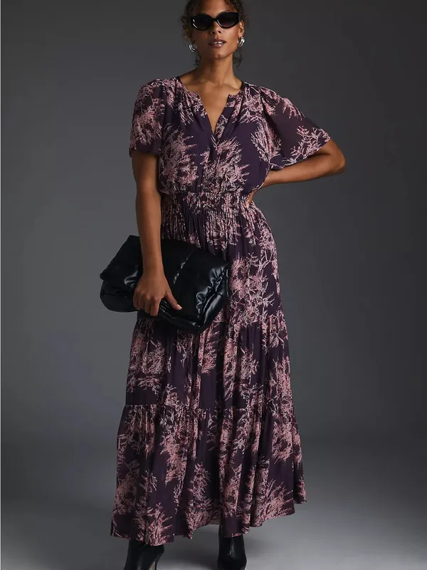 Anthropologie The Somerset Maxi Dress: Chiffon Edition - Image 5