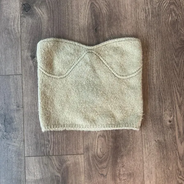 ZARA Strapless Knit Top - Image 2