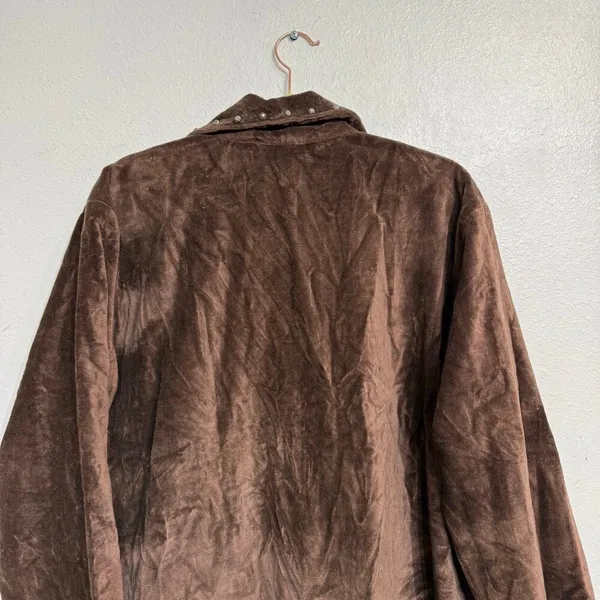 Don't Mess With Texas Brown Vintage Western Jacket Sz XL - Image 7