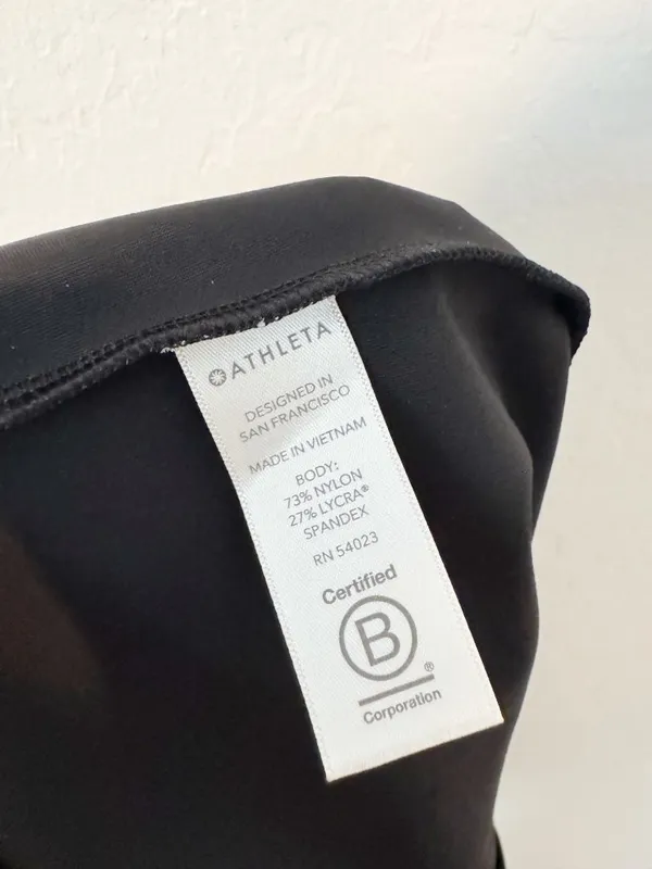 Athleta Stellar City Tight Size 14 Black High Rise Leggings Pilates‎ Sporty Chic - Image 9