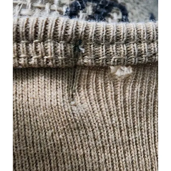 Ralph‎ Lauren Women's Size S Cable Knit Top Beige Long Sleeve - Image 3