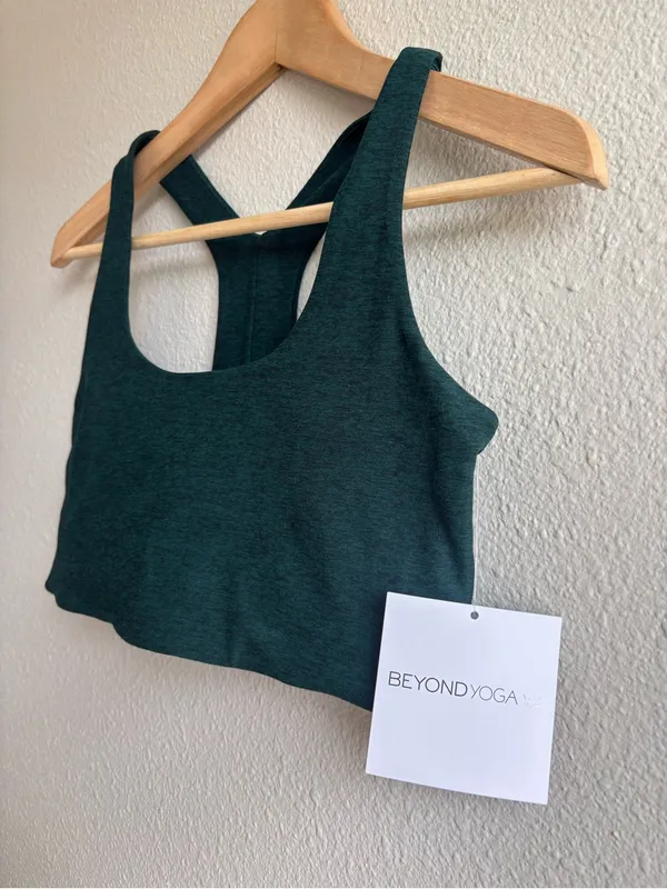 Dark Green Sports Bra - Image 2