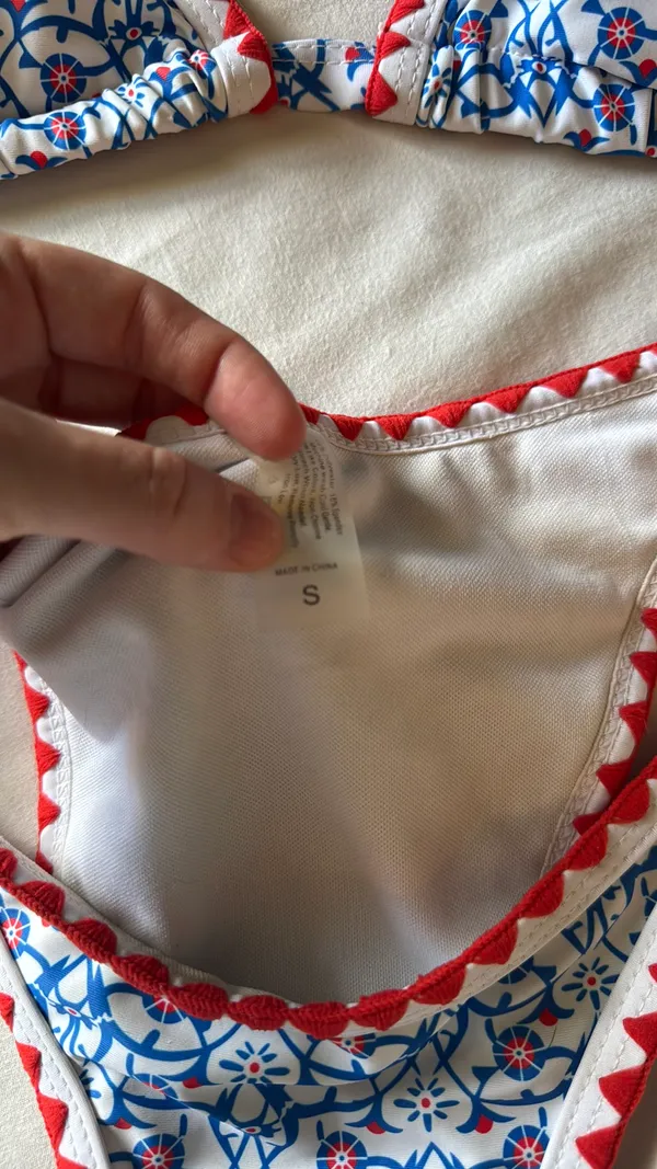 Amazon red white and blue bikini - Image 3