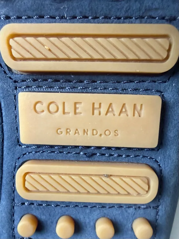COLE HAAN GRAND.OS Navy Blue Nubuck Driving Loafers Moccasins Size 11 - Image 12