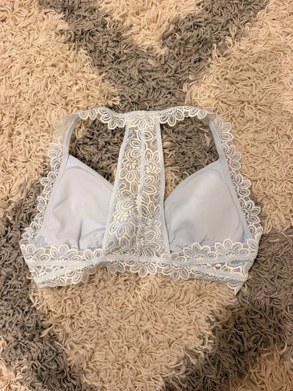 Aerie Light Blue Lace Bralette - Image 2