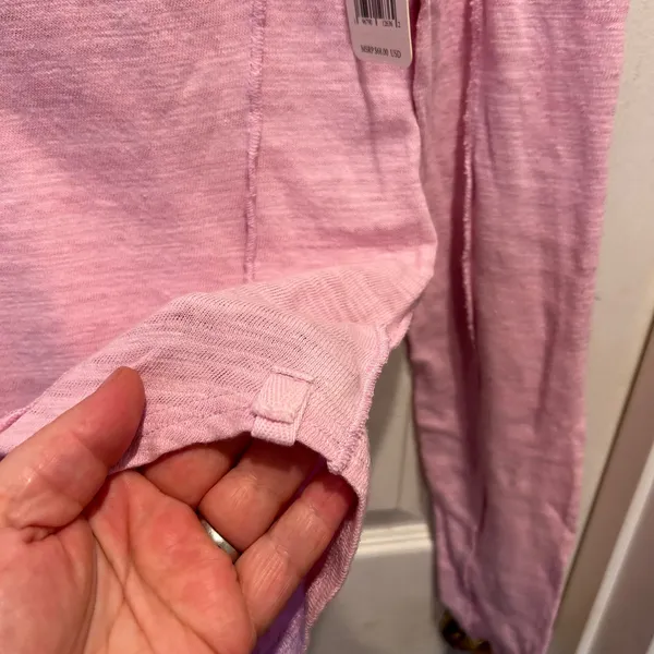 NWT Free People We The Free Blush Lilac‎ Everyday Layering Turtleneck Top L Pink - Image 6