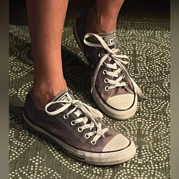 Converse All Star Vintage faded blue Woman’s 9 - Image 4