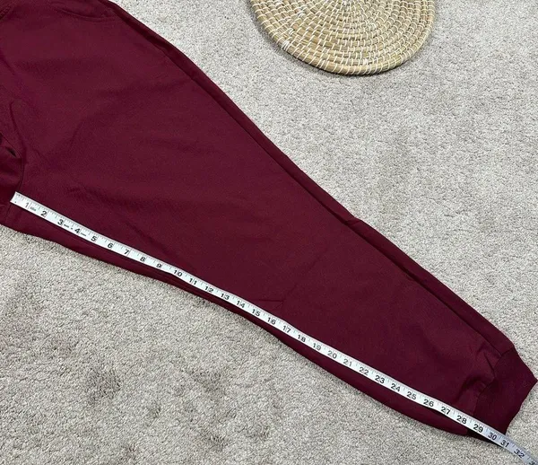 Figs Scrubs Set Zamora Jogger Pants XXLT & Rafaela Oversized Top Burgundy XL - Image 11