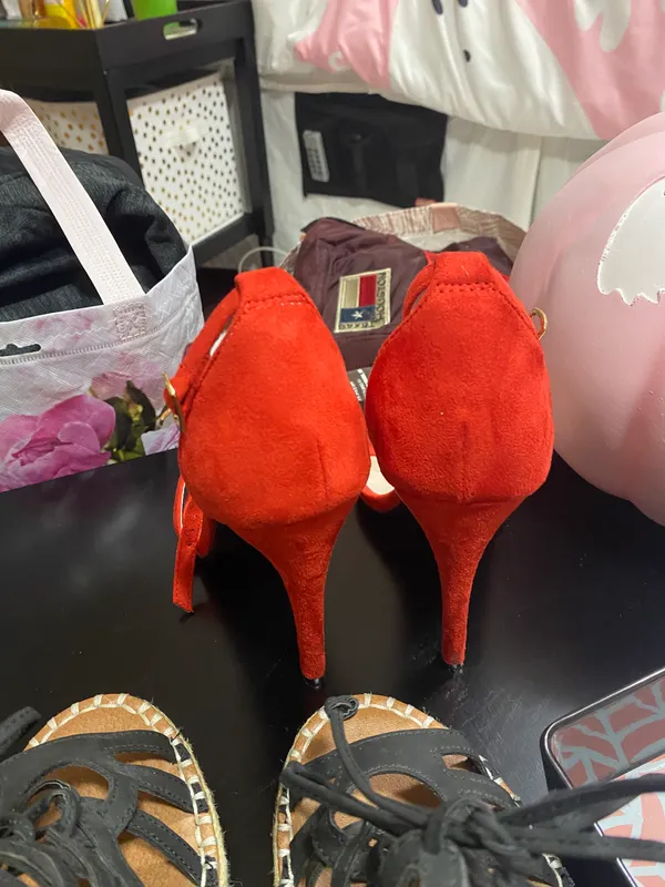 Pretty Little Thing Red Heels - Image 7