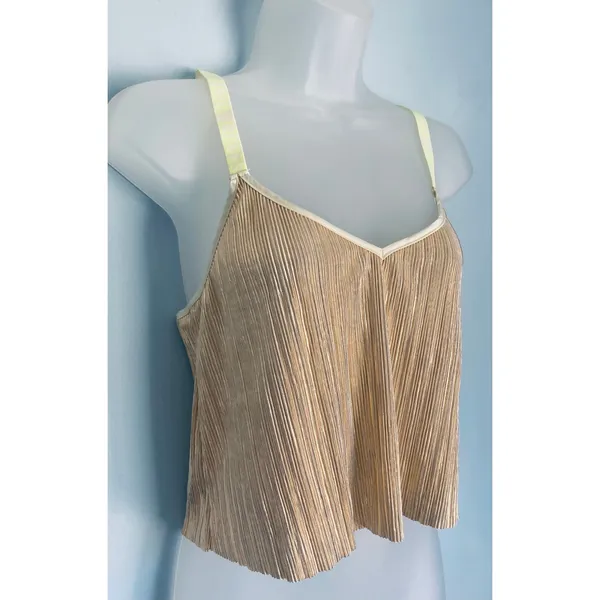 Victoria's Secret Tank Top Gold Small - Image 2