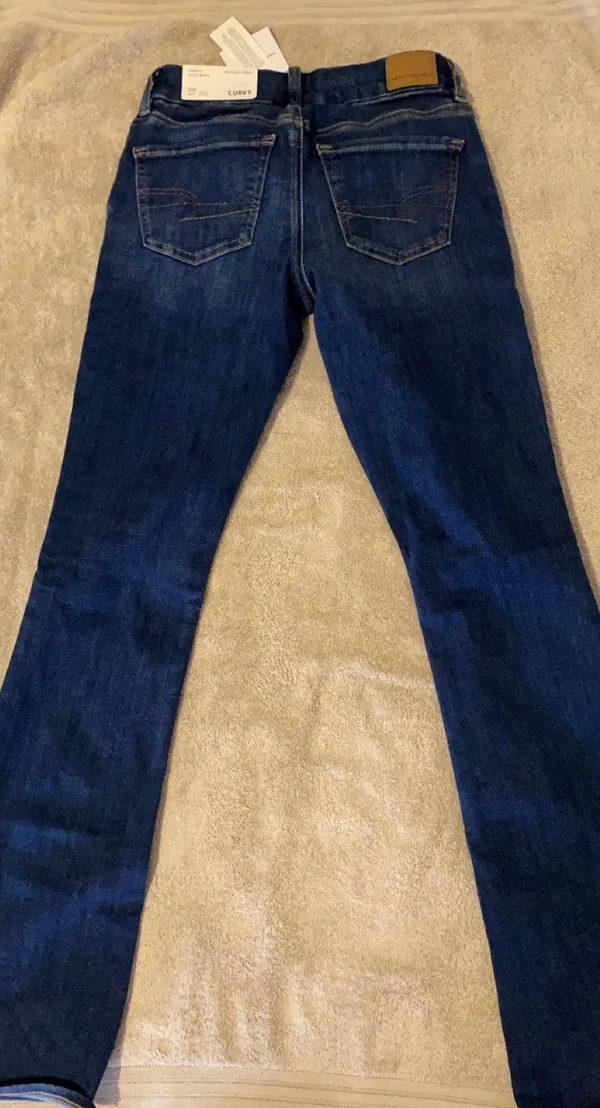 American Eagle Mid Rise Curvy Kick Boot Jeans - Image 2