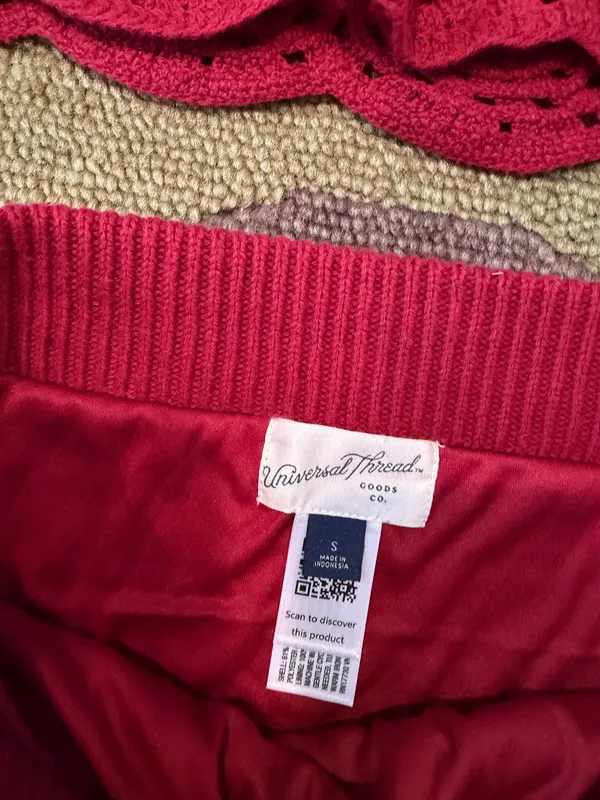 Universal Threads Target  Crochet Red Two Piece Matching Set Women’s Size XS / S - Image 4