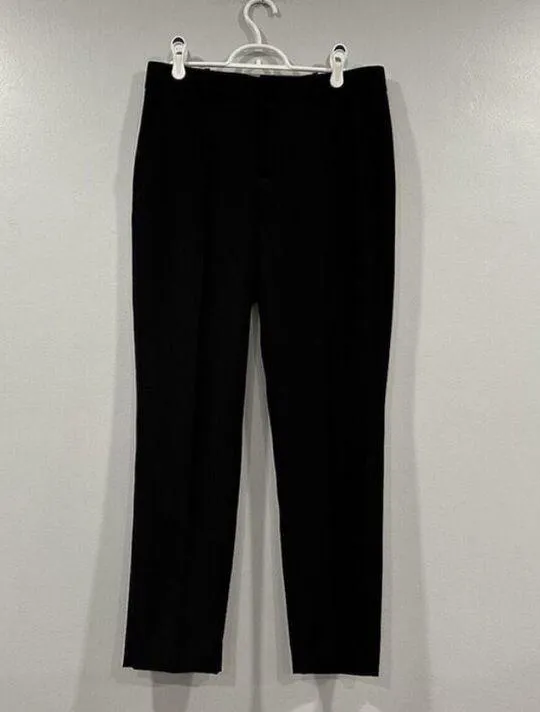 Vince Soft Tailored Ankle Trousers In Black Size 6 - Image 2